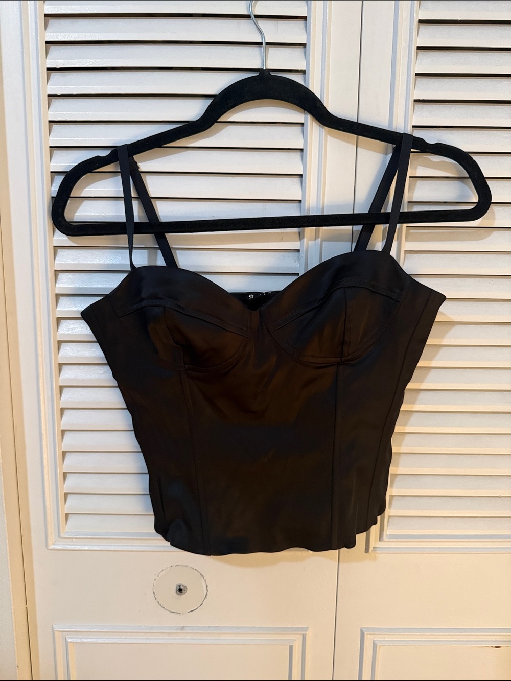 Aritzia Wilfred Black Bustier Top (Brand New, Tag On)
